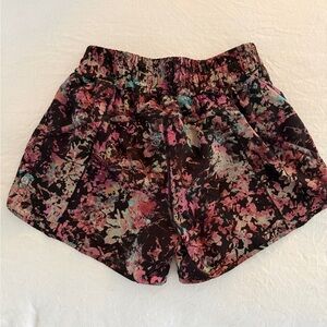 lululemon athletica Multicolor Floral Athletic Shorts